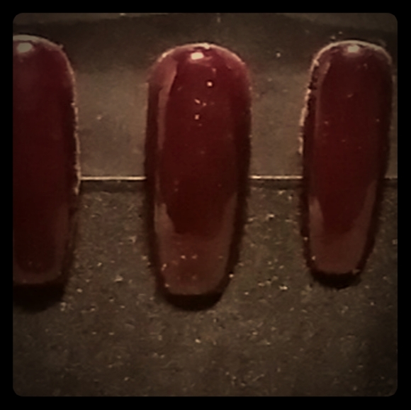 Mahogany Press On Nails - Picture 1 of 3